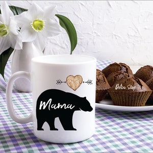 Set of 2 | Buying option as Single or Set | Mama or Papa Bear Mug | With Shipping Upgrades