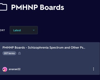 PMHNP Boards Flashcards: Schizophrenia Spectrum - Psychiatric Nurse Practitioner Exam Prep