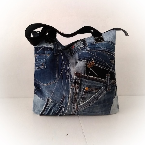 Jean Bag - Etsy