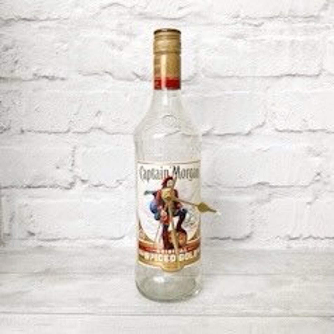 Captain Morgan Spiced Rum Bottle Clock Freestanding - Etsy UK