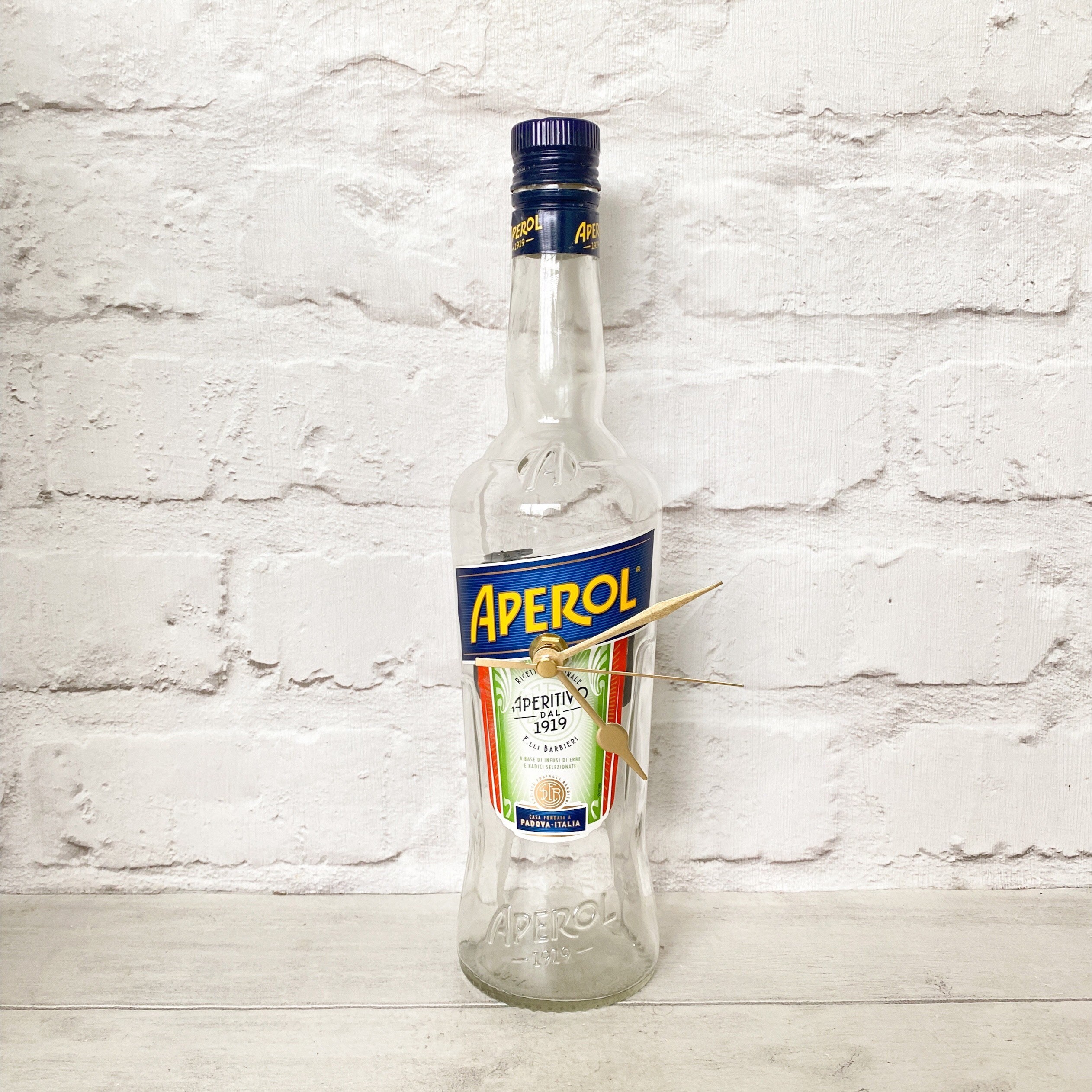 Aperol Bottle Clock Freestanding - Etsy