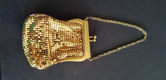 gold glomesh bag