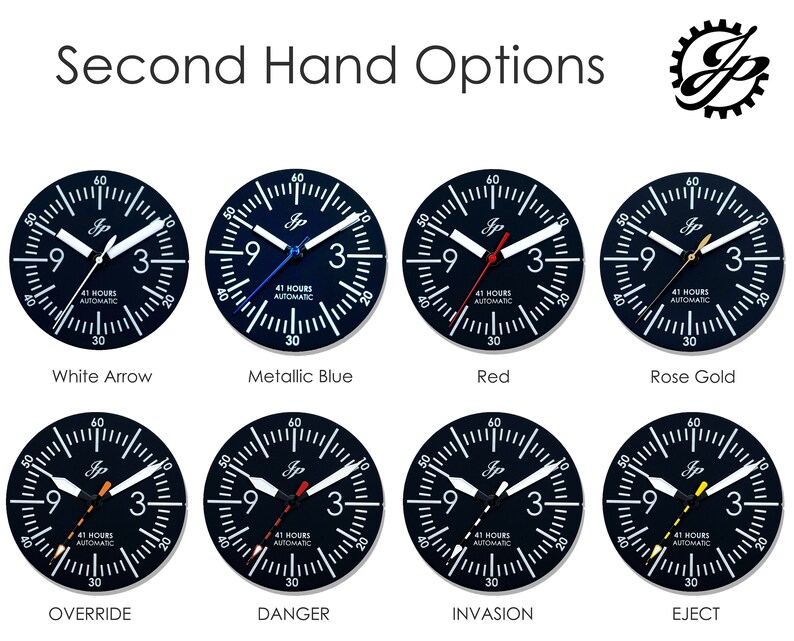Built to order: JP Warbird Titanium Sandblasted Automatic Watch (Seiko SII NH3X) image 3