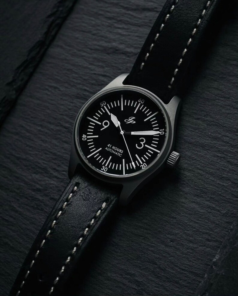 Built to order: JP Warbird Titanium Sandblasted Automatic Watch (Seiko SII NH3X) image 8