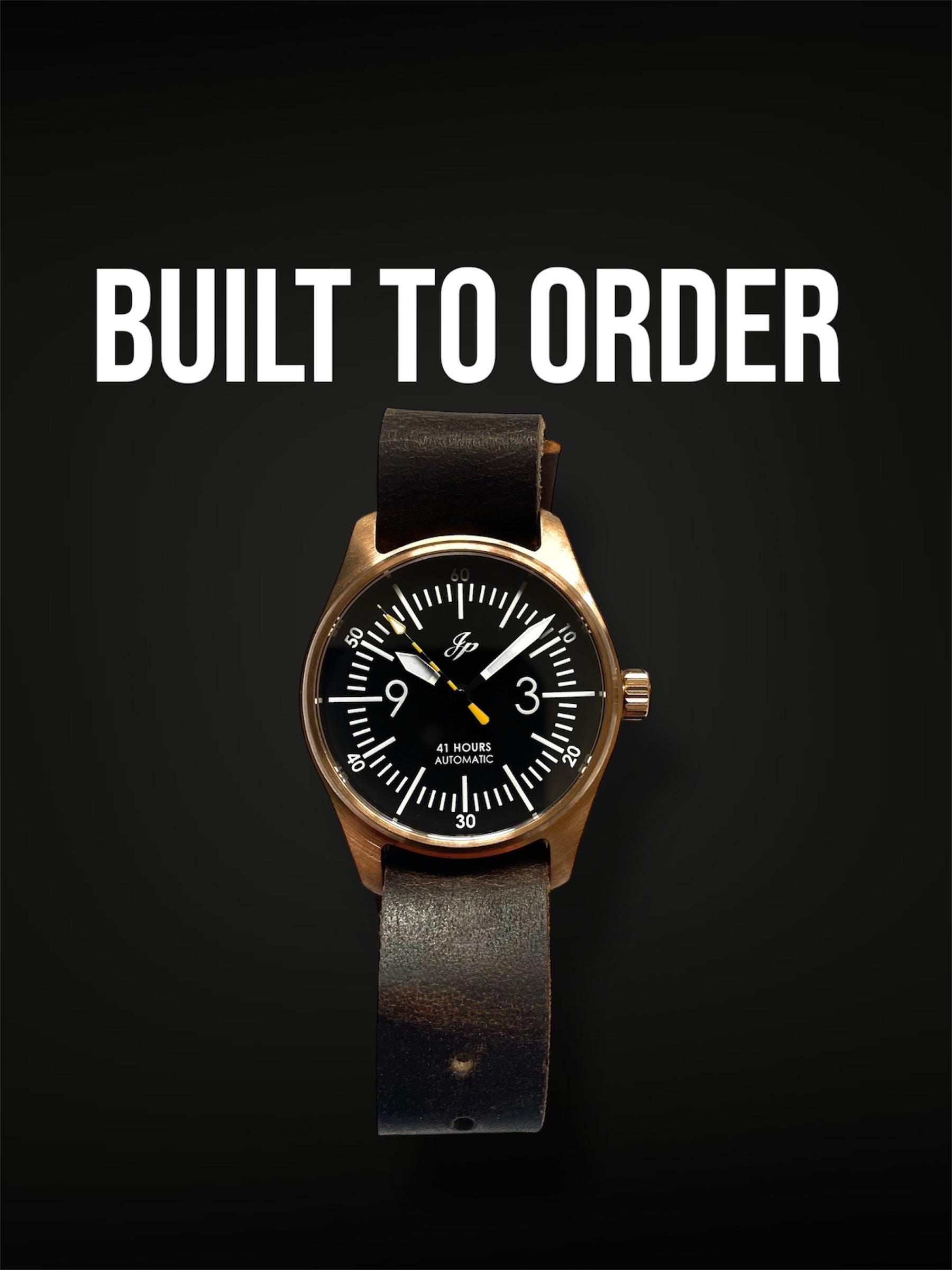 Built to Order: JP Warbird Bronze Automatic Watch (seiko SII NH3X