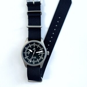 Built to order: JP Warbird Titanium Sandblasted Automatic Watch (Seiko SII NH3X) image 4