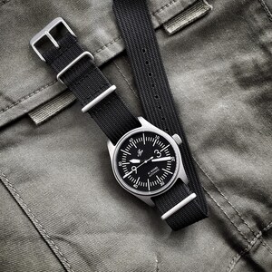 Built to order: JP Warbird Titanium Sandblasted Automatic Watch (Seiko SII NH3X) image 9