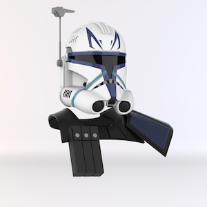 Star Wars Clone Wars Fase 2 Capitán Rex Casco Archivos de impresión 3D