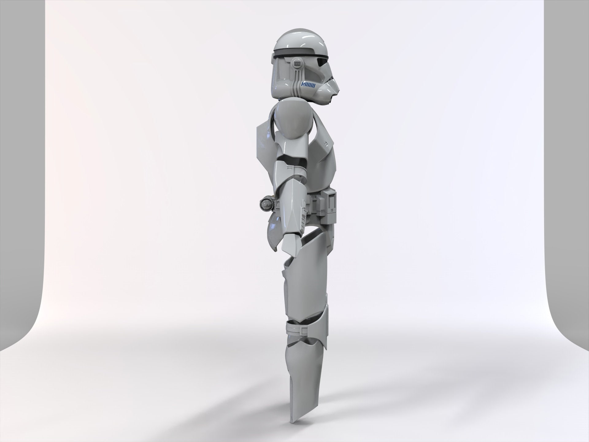 スターウォーズ エピソード3 クローントルーパー リアルアーマー 3D