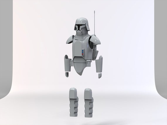 Star Wars Clone Trooper Snow Gear 3D Model Files