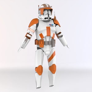 Star Wars Episode 3 Commander Cody Realistic Armour 3D Print Files