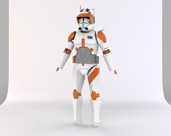 Star Wars Clone Wars Commander Cody Animated Armour 3D Print Files