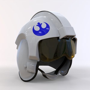 Archivos de impresión 3D del casco piloto Star Wars X-Wing