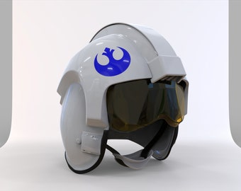 Star Wars X-Wing Pilot Helmet 3D Print Files