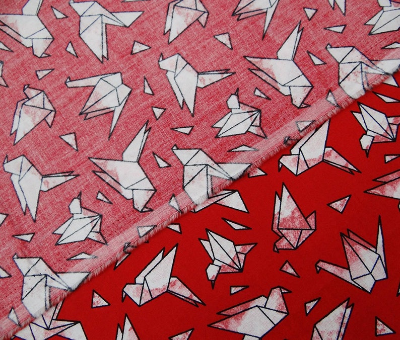Sewing Accessories Red Fabric Bird Print 60 Inch Cotton Fabric By The Yard ZBC9004A Quilt Fabric Indian Decor Fabric
