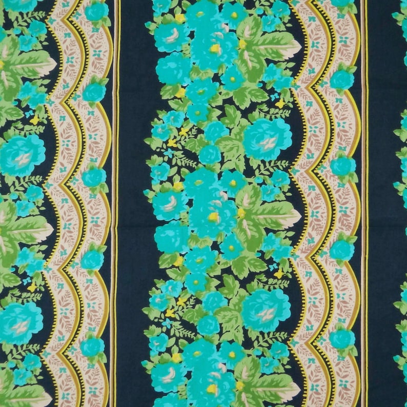 Navy Blue Fabric Sewing Accessories Apparel Fabric Home Decor Fabric 44 Inch Cotton Fabric By The Yard ZBC1067 Floral Print