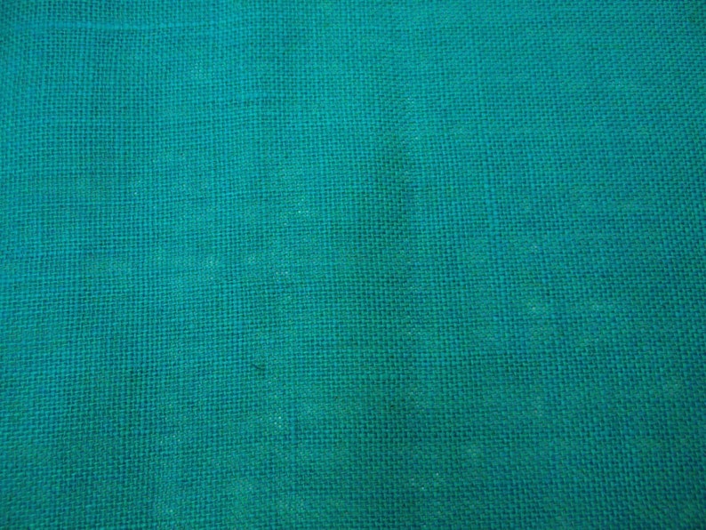 Natural Fabric Blue Burlap Blue Jute Fabric Home Etsy