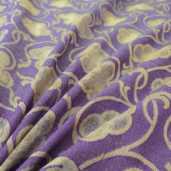 Purple Cotton Voile 40” Width Solid Pattern Fabric Sewing Cushion Drape By 1 Yd