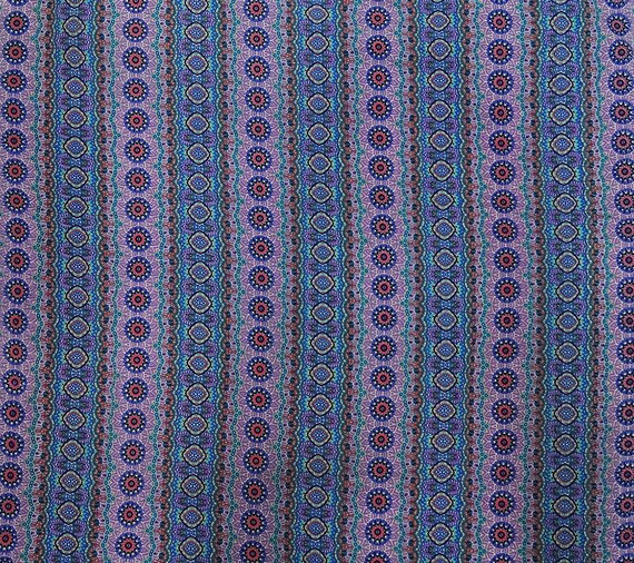 Sewing Fabric Abstract Print Purple Fabric Upholstery Etsy