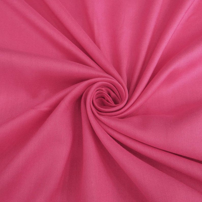 Pink Rayon Fabric Dress Material Home Decor Fabric Sewing Etsy