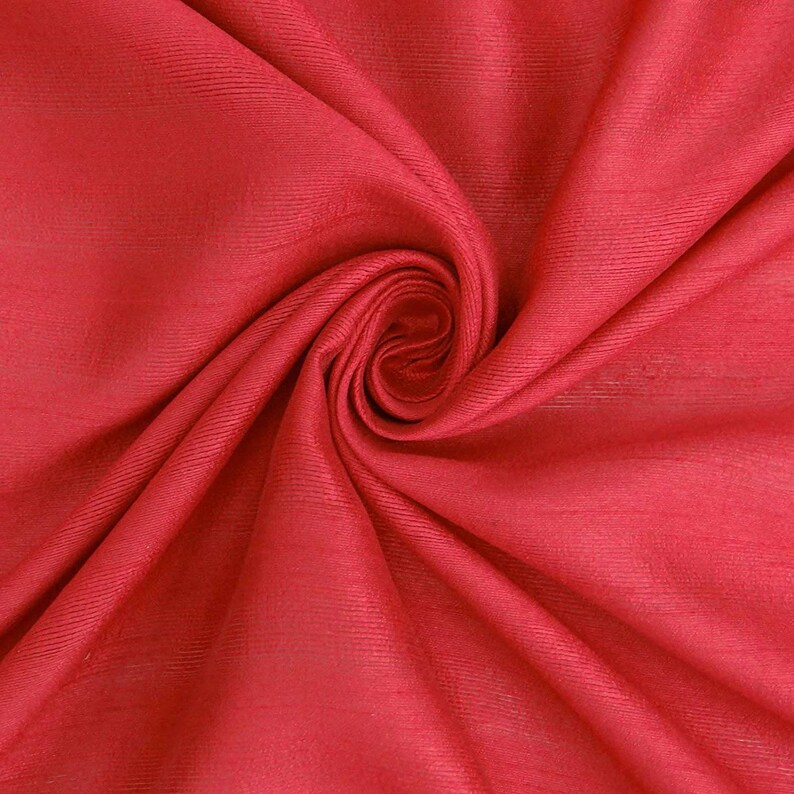 Red Silk Dress Material Polyester