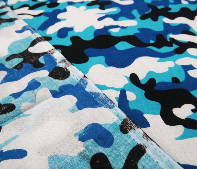 Quilt Material Camouflage Print Craft Designer Fabric 42 Inch Cotton Fabric By The Yard ZBC6101 Dress Fabric White Fabric