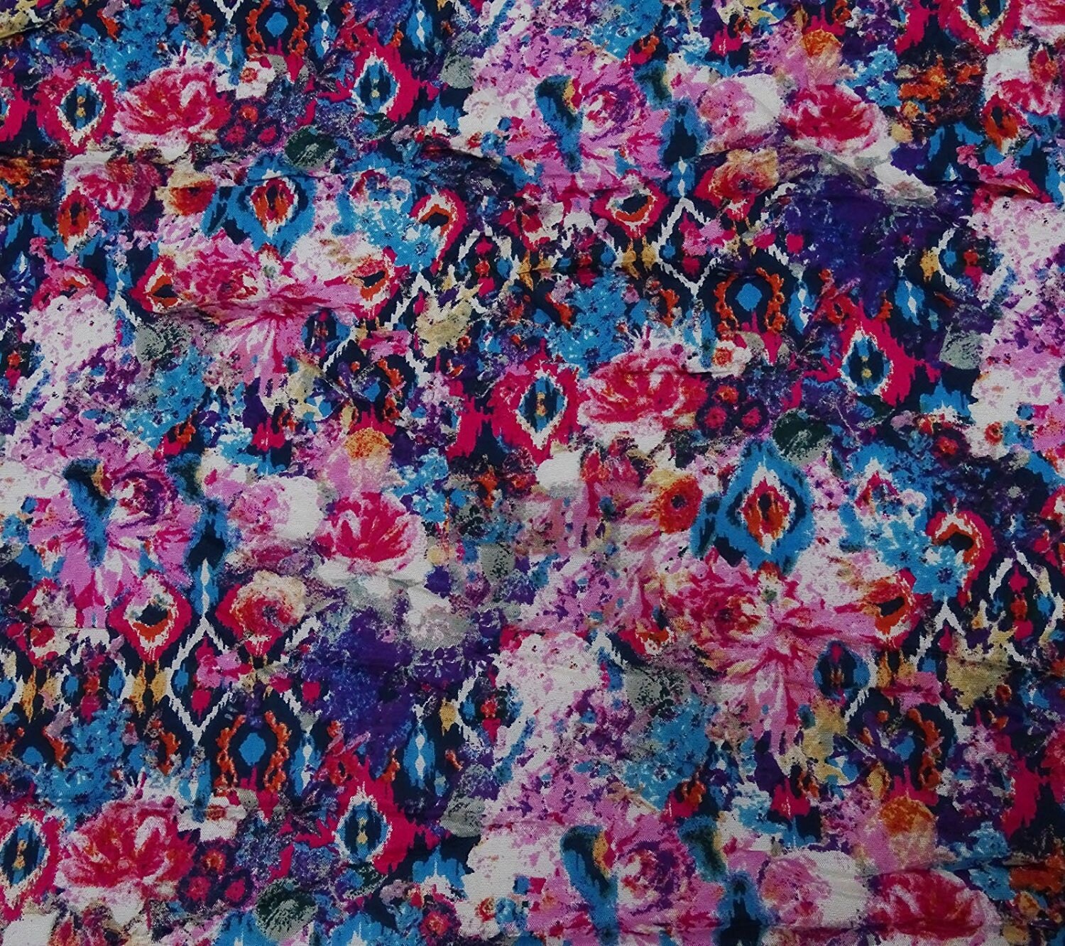 Abstract Print Multicolor Fabric Home Accessories Etsy