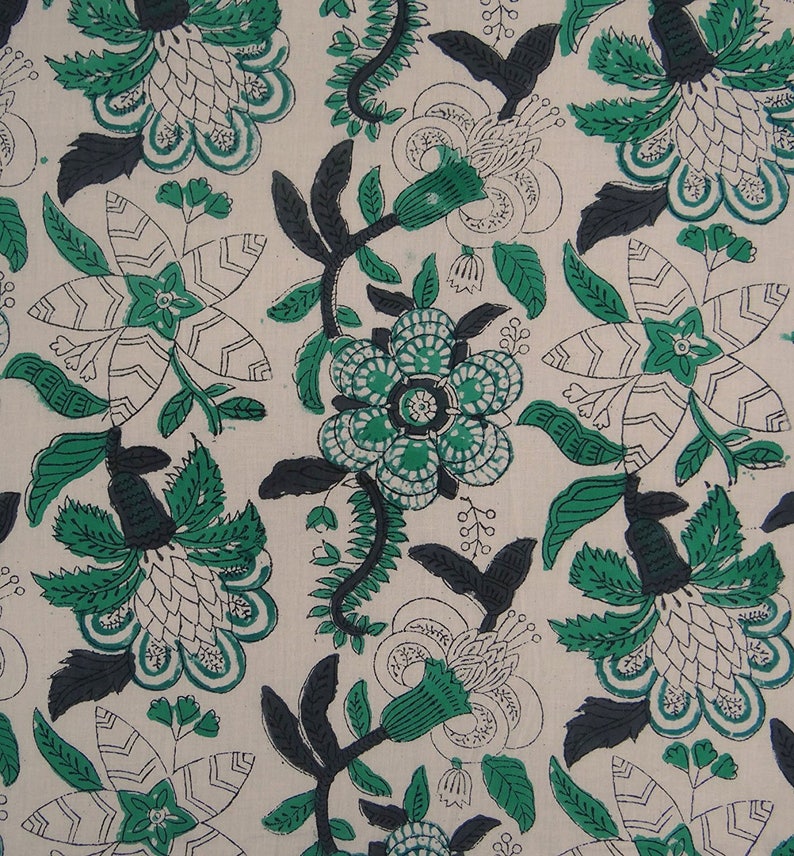 42 Inch Fabric By The Yard ZBC8650A Off White Fabric Home Decor Cotton Fabric Craft Fabric Dress Material Designer Fabric Floral Print