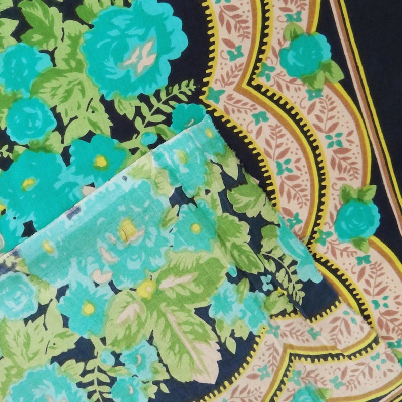 Navy Blue Fabric Sewing Accessories Apparel Fabric Home Decor Fabric 44 Inch Cotton Fabric By The Yard ZBC1067 Floral Print
