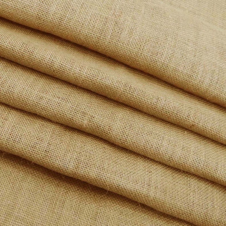 Indian Fabric Beige Jute Fabric Beige Burlap Rustic Decor Etsy
