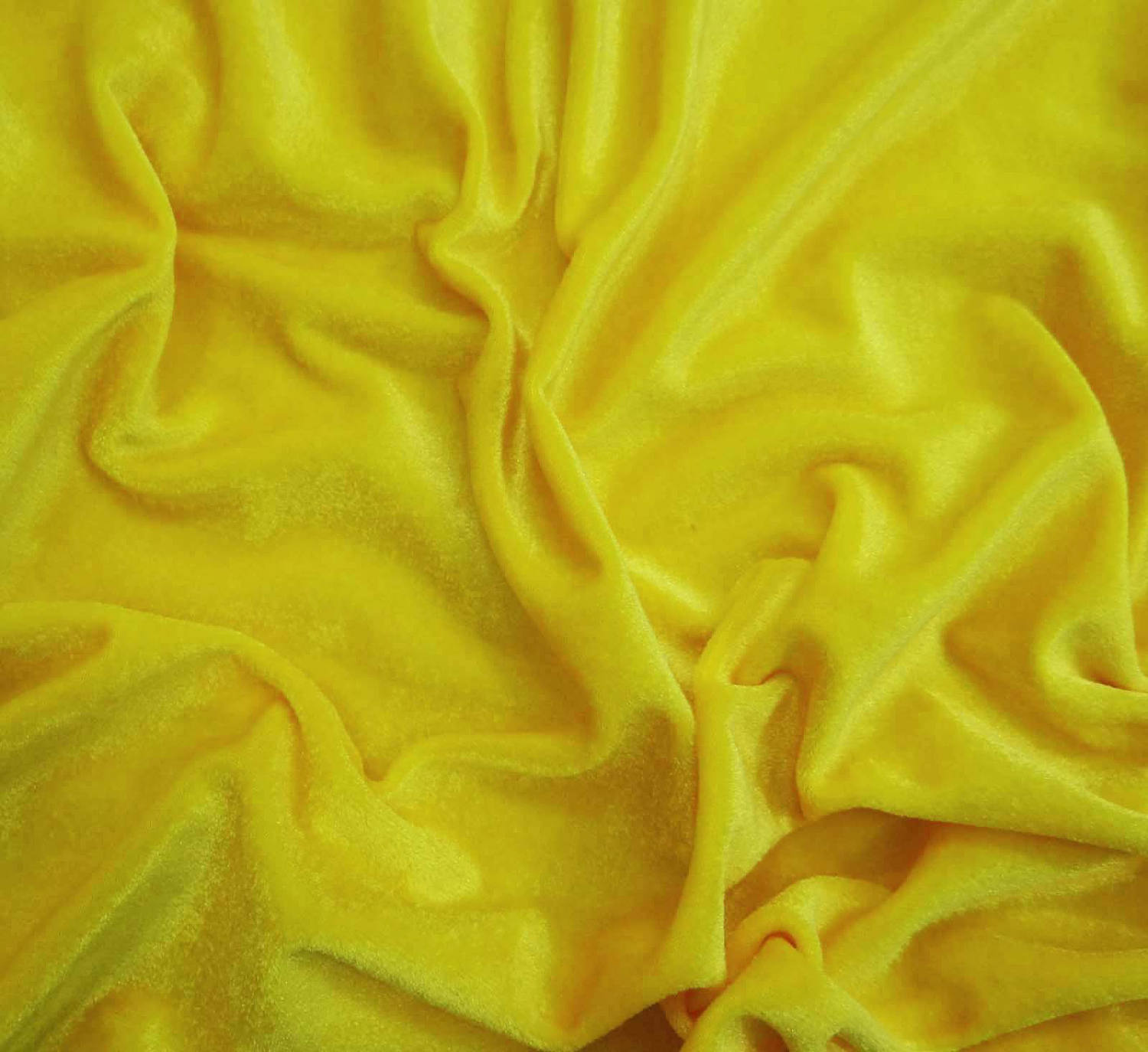 Yellow Velvet Fabric Home Decor Fabric Stretchy Velvet Etsy