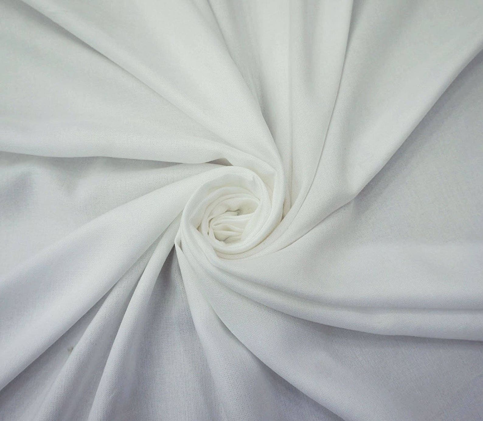 Off White Dressmaking Rayon Fabric Quilt Material Upholstery - Etsy