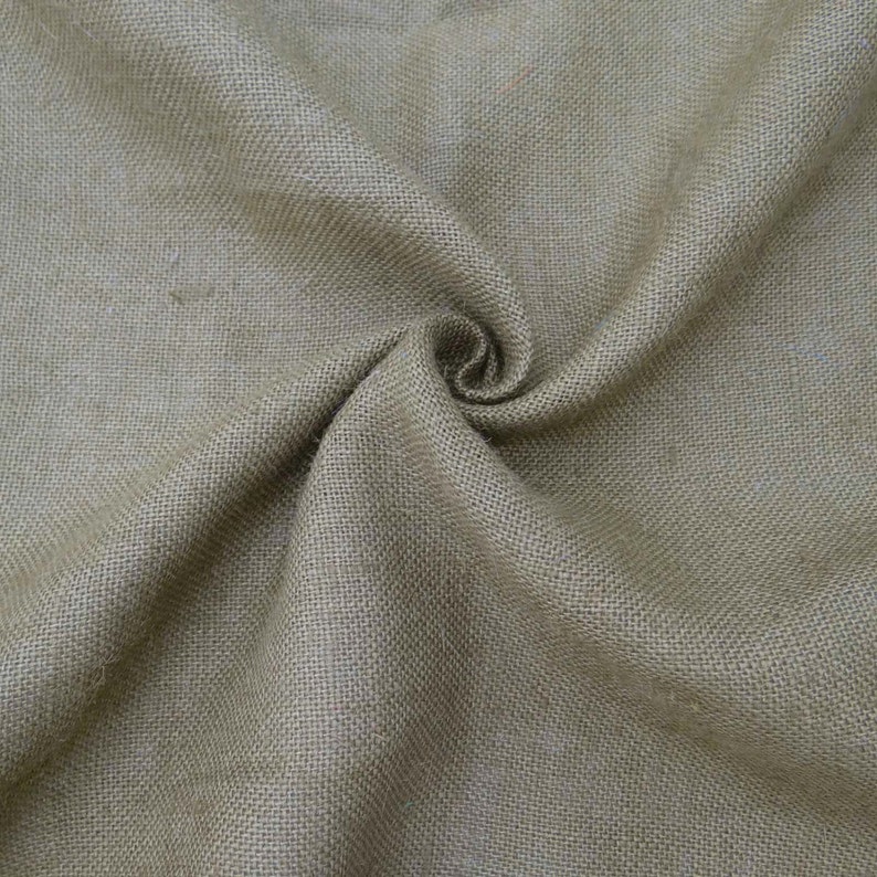 Grey Jute Fabric Natural Fabric Grey Burlap Rustic Decor Etsy