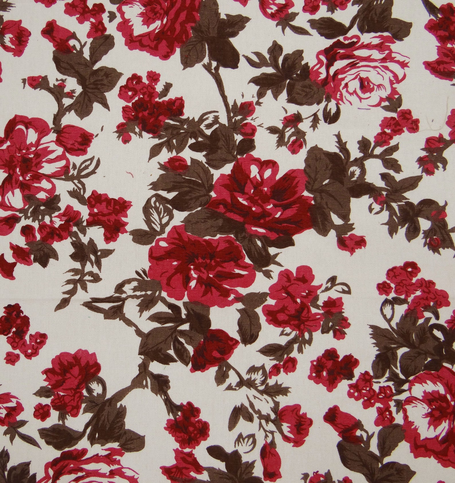 Cushion Fabric Floral Print White Fabric Home Accessories Etsy