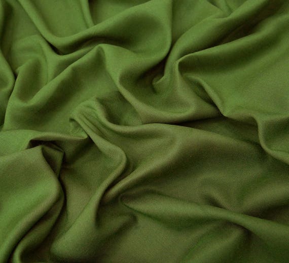 Rayon Fabric Green Color Clothing Fabric Home Decorative Etsy