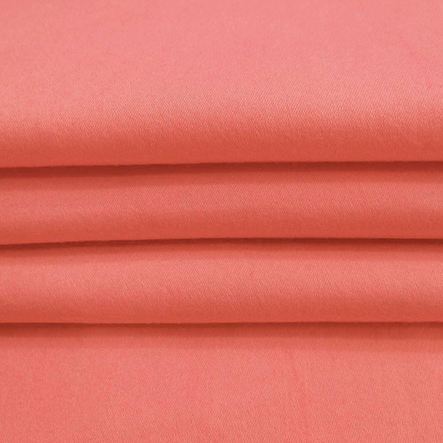 Salmon Fabric Designer Handcrafted Apparel Fabric Sewing Etsy