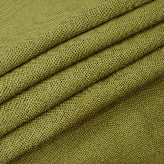 olive green natural jute fabric home accessories olive green etsy