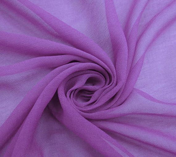 Purple Fabric Georgette Dress Antique Fabric Upholstery | Etsy
