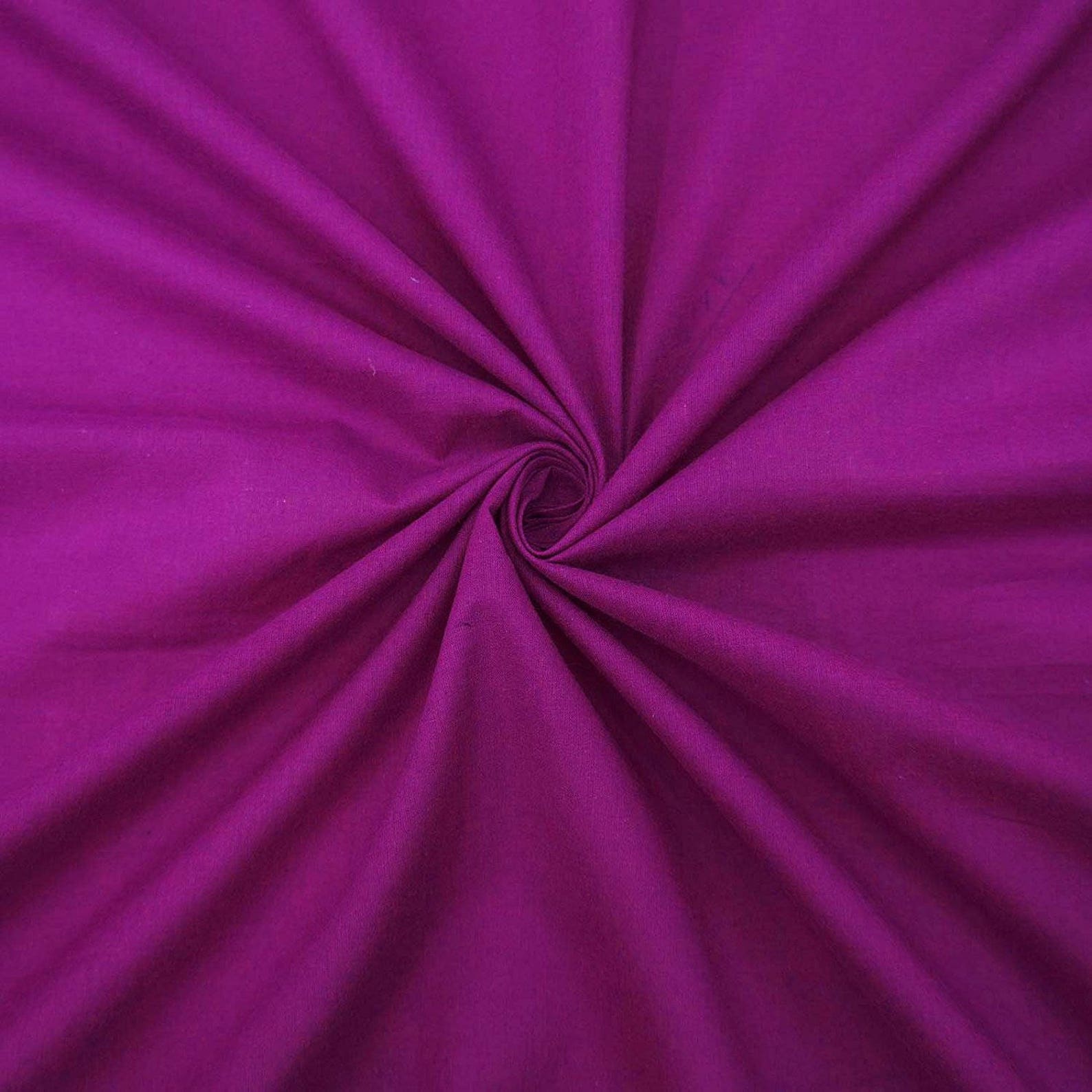 Purple Cotton Fabric Quilt Material Dressmaking Fabric | Etsy