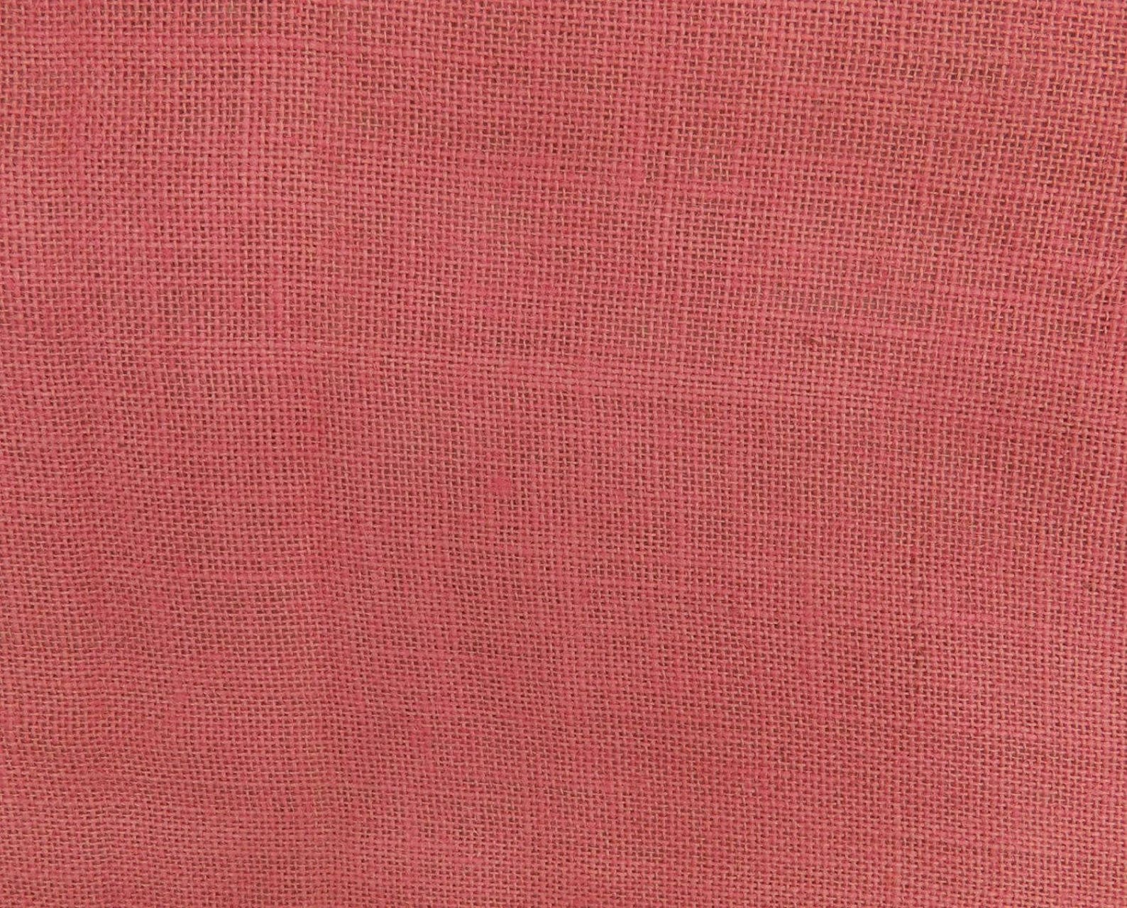 Home Decor Salmon Burlap Fabric Rustic Fabric Quilting Etsy