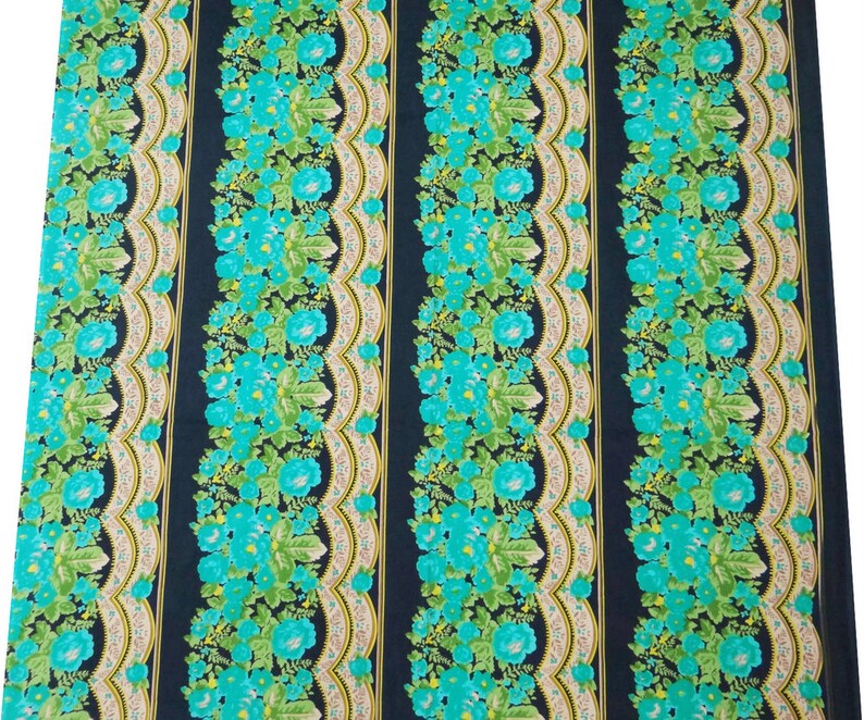 Navy Blue Fabric Sewing Accessories Apparel Fabric Home Decor Fabric 44 Inch Cotton Fabric By The Yard ZBC1067 Floral Print