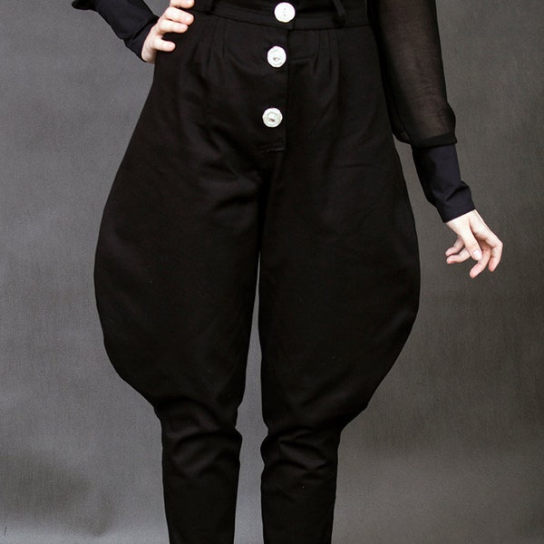 black trousers military gothic victorian pants breeches