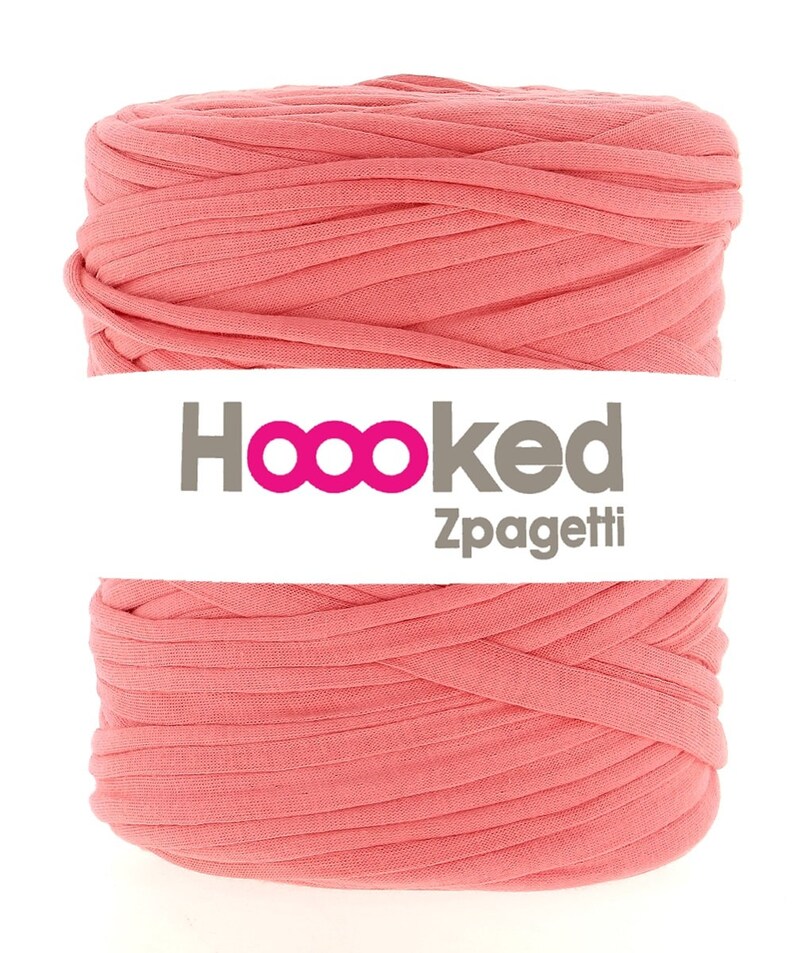 Super Chunky T Shirt Medium Stretch Necklaces Hoooked Zpagetti Yarn HEAVY PEACH Bracelets Home Decor