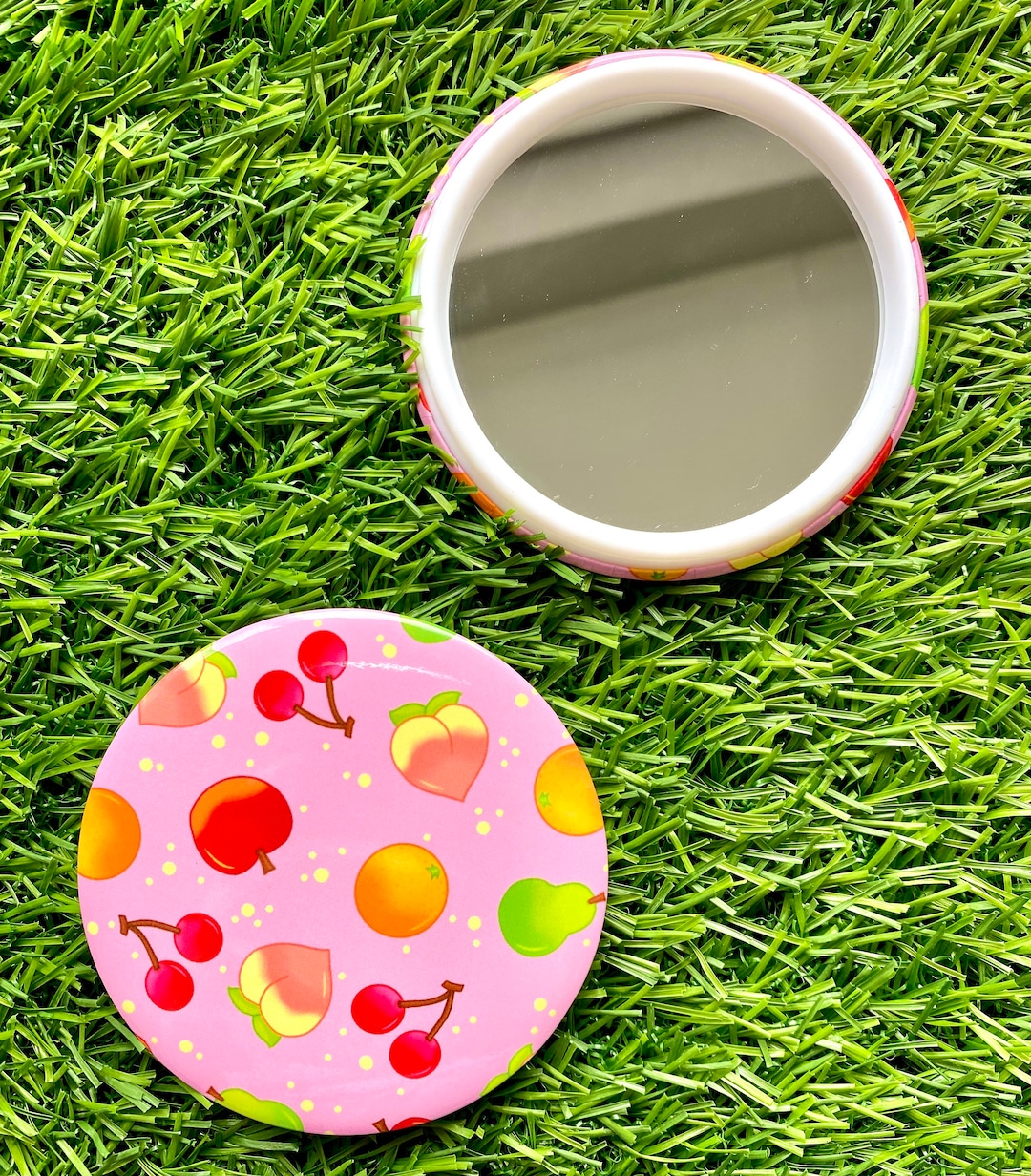 Animal Crossing Mirror Kawaii ACNH Fruits Mirror Etsy