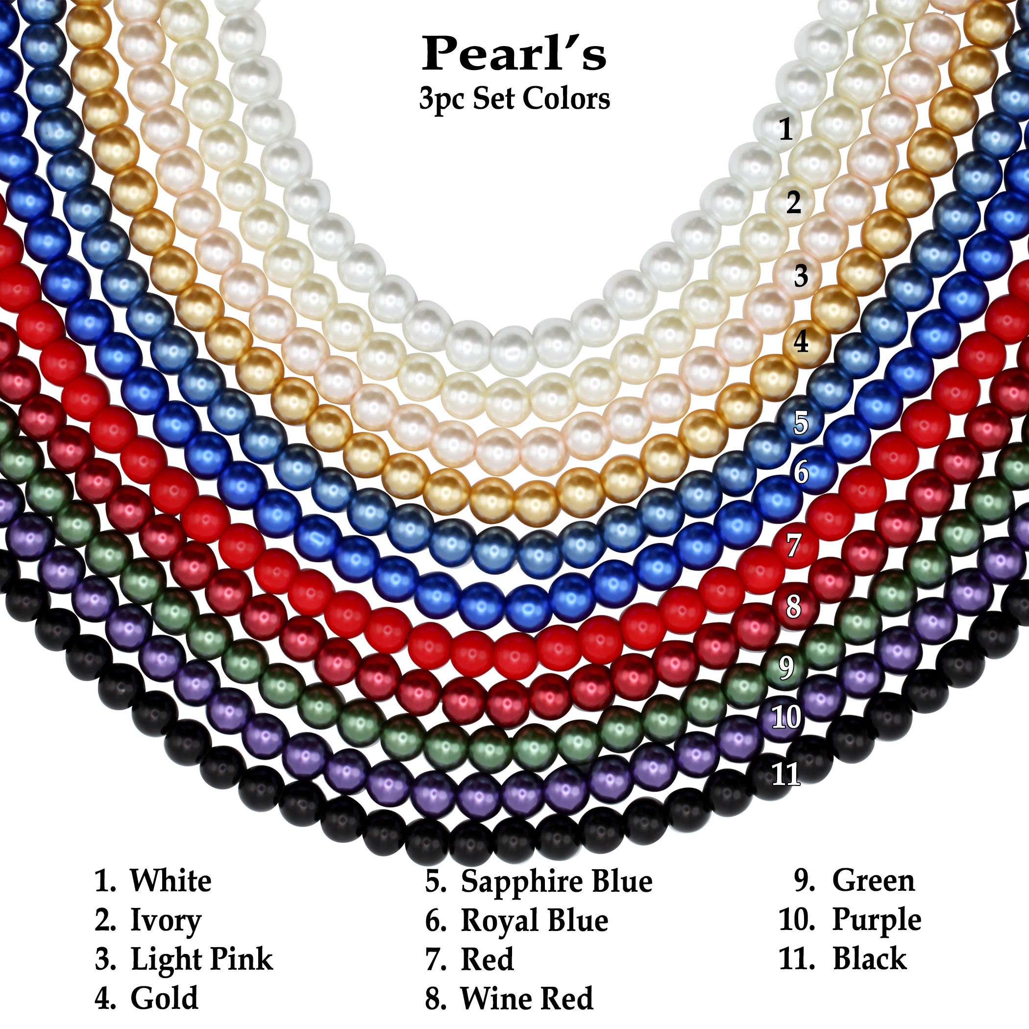 Parure De Bijoux Perles Violettes - Colliers + Boucles D'oreilles - 2 Pièces - Neuf Sans Emballage