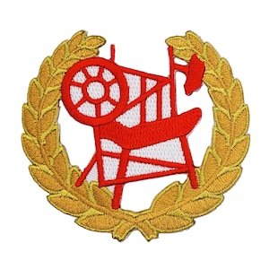 Officier du Grand Chapitre HOJ – Héroïnes de Jéricho Broderie thermocollante/à coudre, 7,6 cm maçonnique York Rite brodé thermocollant