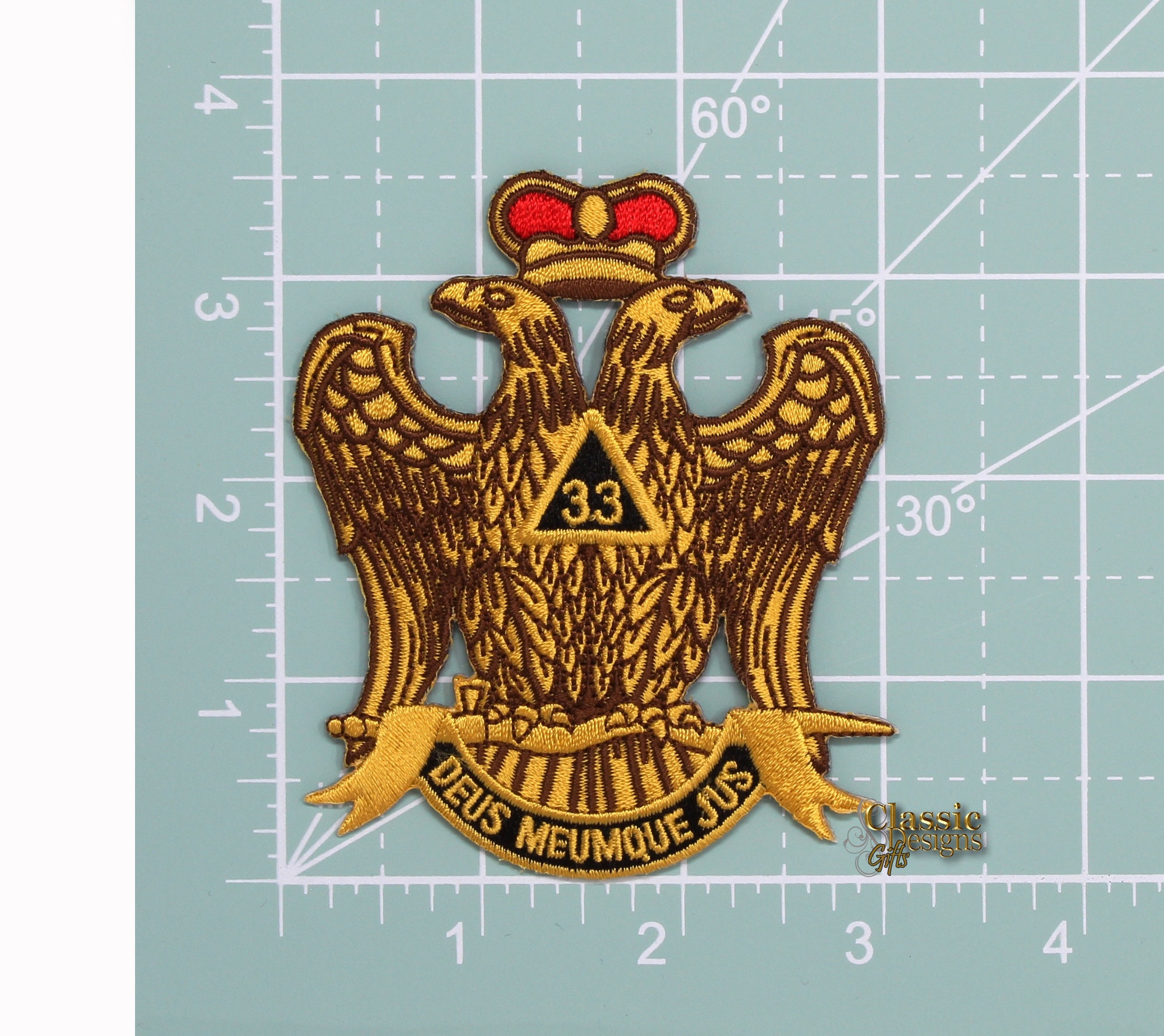 Insigne Badge Blason Potence – Email, Fabrication Française