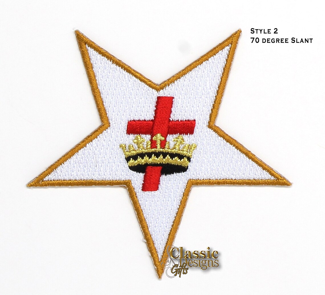 Modern Free Lady Knights Templar IronOn/SewOn Patch Supreme Etsy