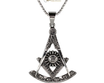 33RD Degree Scottish Rite gold Chain Collar with purple lining