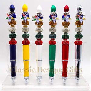 Order of the Eastern Star Pens, OES & Past Worthy Matron Charms, 5-Point Star Colors, Custom Luxury Pens, Rhinestones, Regalia, OES Gifts